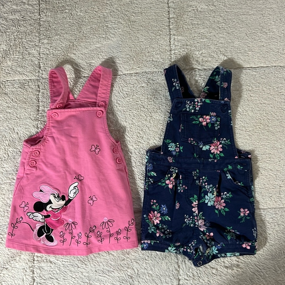 Baby overall dress and shorts-18 months